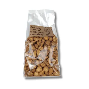 Orzechy ziemne w karmelu z miodem i solą 200g