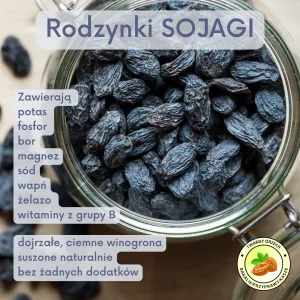 Rodzynki SOJAGI z ogonkiem 1kg-4871