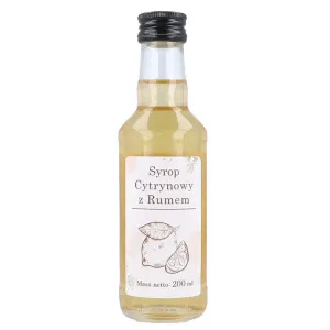 Syrop cytrynowy z rumem