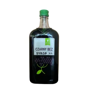 Syrop z czarnego bzu Zielona Tłocznia 500ml Syrop z czarnego bzu Zielona Tłocznia 500ml