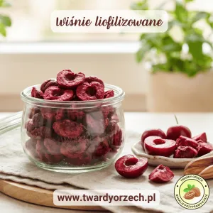 Wiśnie LIOFILIZOWANE połówki 250g-5074