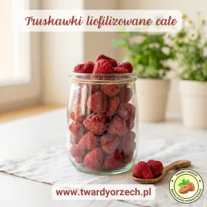 Truskawki LIOFILIZOWANE całe owoce 500g-5097